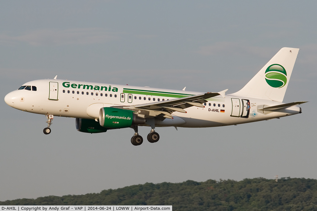 D-AHIL, 2008 Airbus A319-112 C/N 3589, Germania A319