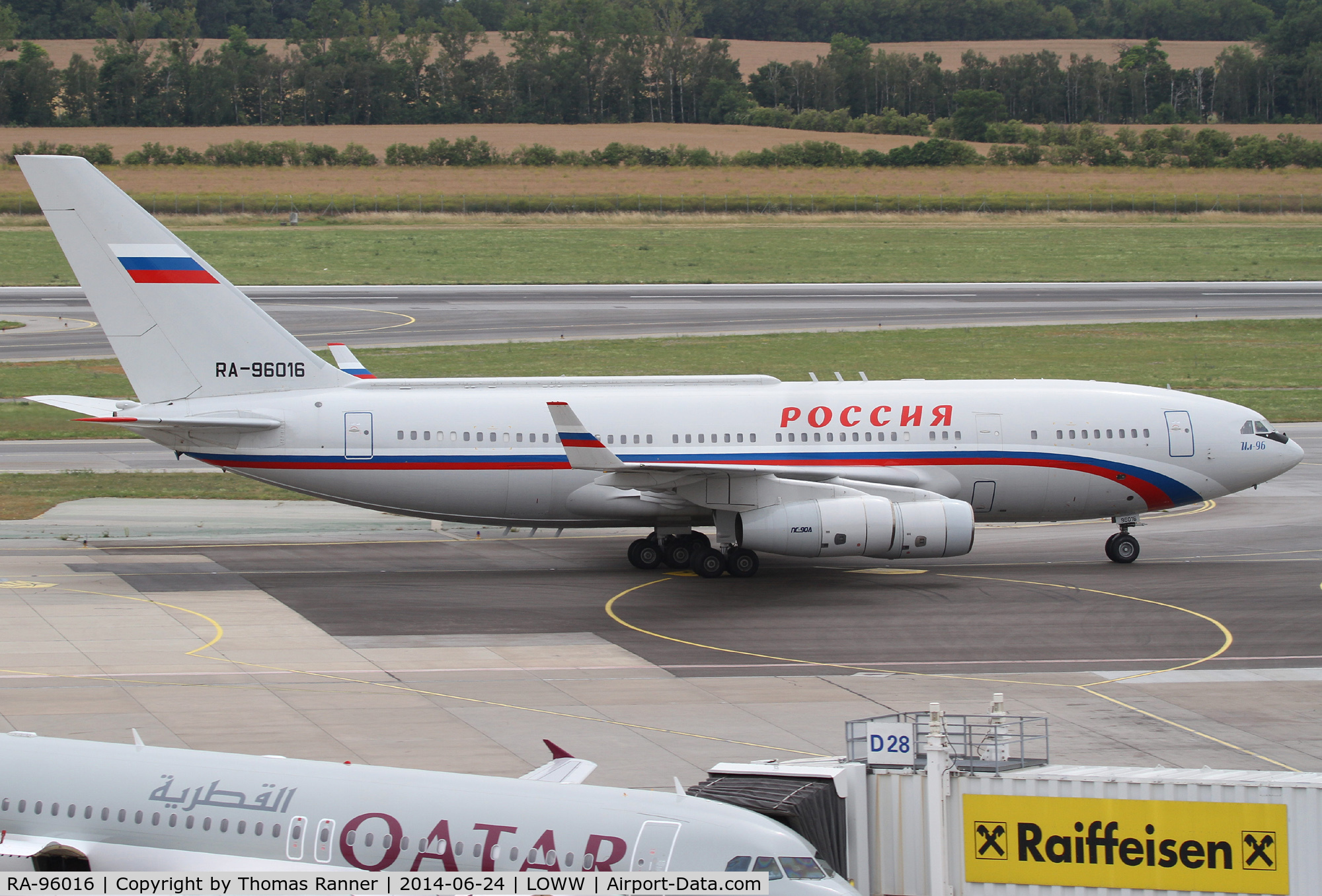 RA-96016, 2004 Ilyushin Il-96-300 C/N 74393202010, Rossiya Special Flight Detachment Il-96