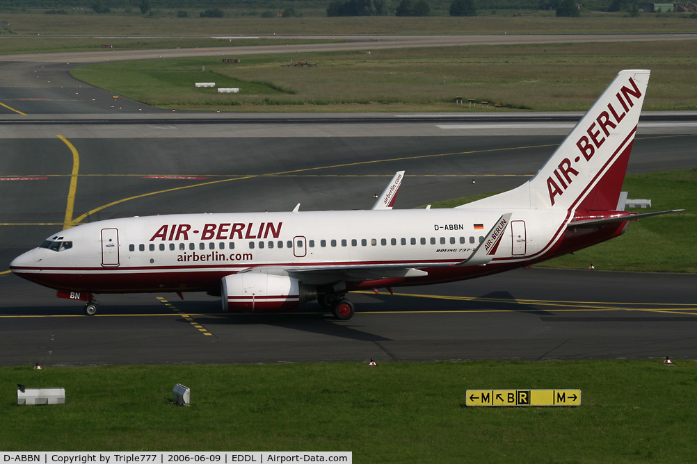 D-ABBN, 2004 Boeing 737-76Q C/N 30293, Boeing 737-700 Air Berlin