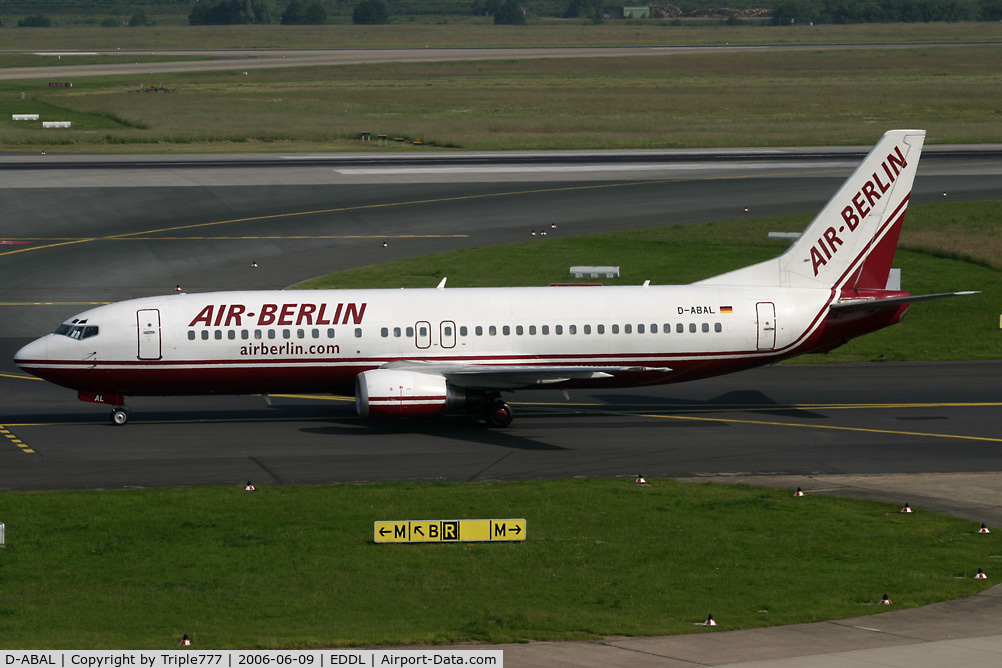 D-ABAL, 1996 Boeing 737-46J C/N 28334, Boeing 737-400 Air Berlin