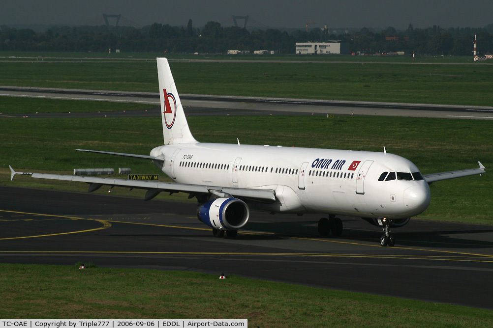 TC-OAE, 1997 Airbus A321-231 C/N 663, Airbus 321 Onur Air
