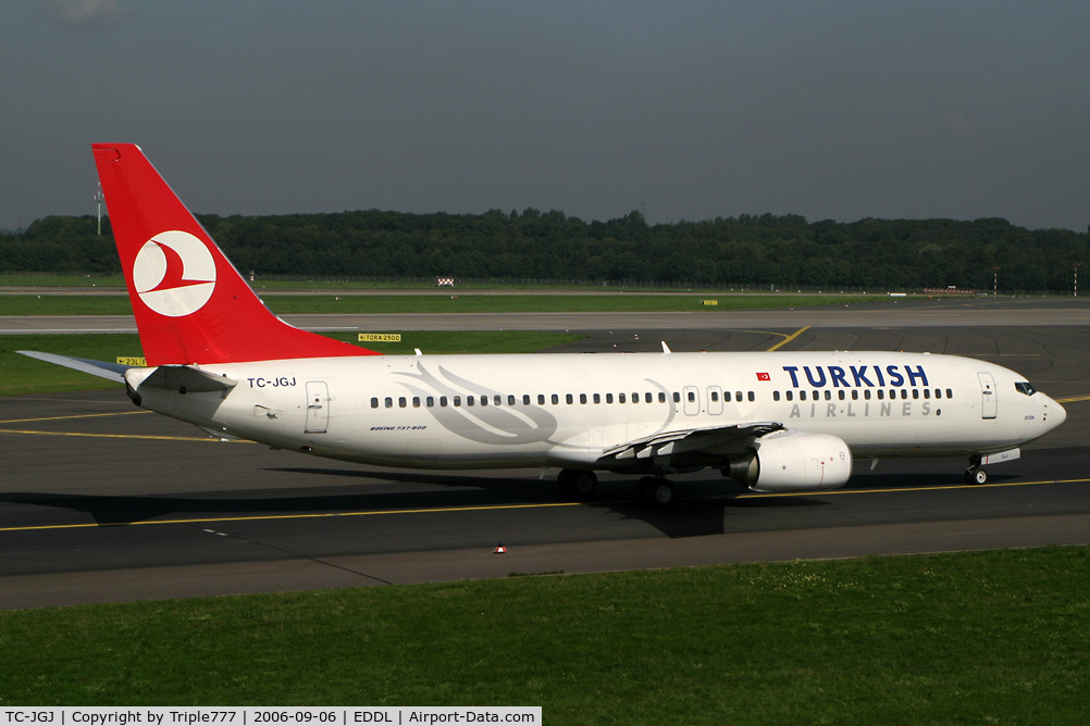 TC-JGJ, 2006 Boeing 737-8F2 C/N 34408, Boeing 737-800 Turkish Airlines