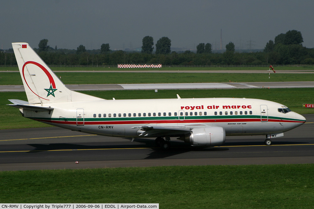 CN-RMV, 1991 Boeing 737-5B6 C/N 25317, Boeing 737-500 Royal Air Maroc