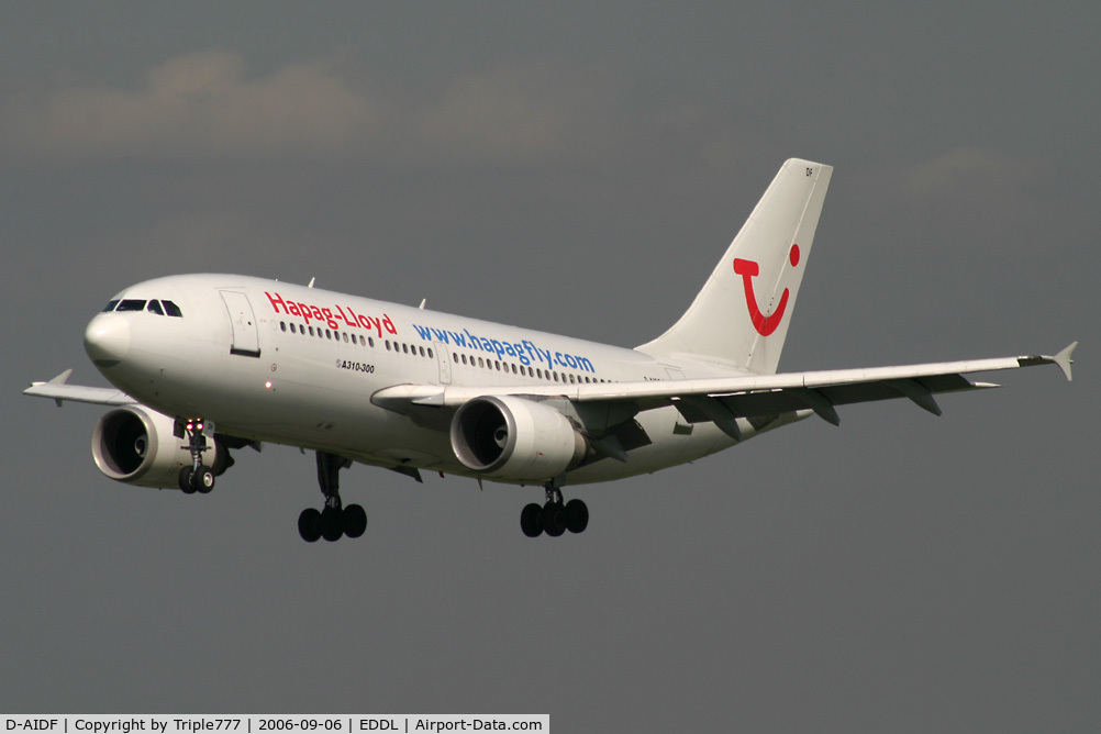 D-AIDF, 1989 Airbus A310-304 C/N 524, Airbus 310 Hapag Lloyd