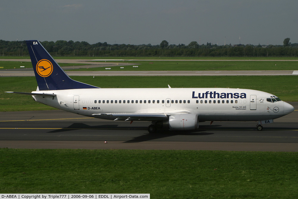 D-ABEA, 1990 Boeing 737-330 C/N 24565, Boeing 737-300 Lufthansa