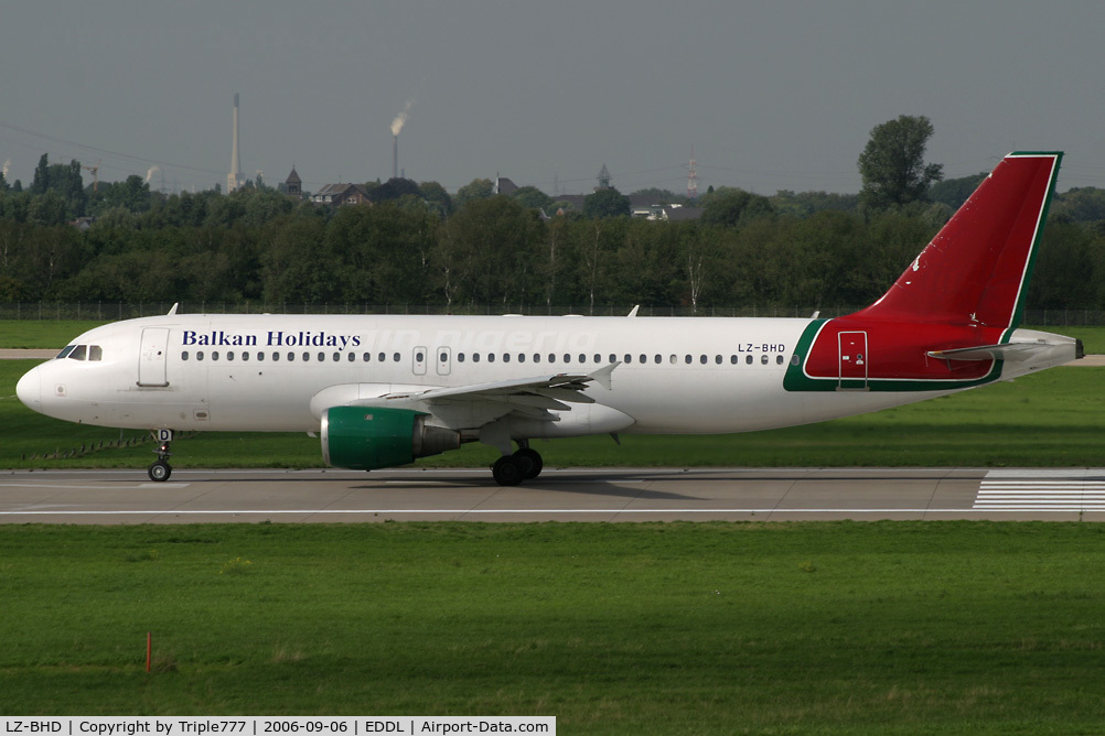 LZ-BHD, 1991 Airbus A320-211 C/N 221, Airbus 320 Balkan Holidays