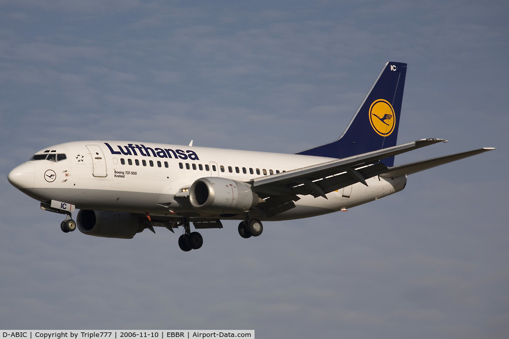 D-ABIC, 1990 Boeing 737-530 C/N 24817, Boeing 737-500 Lufthansa