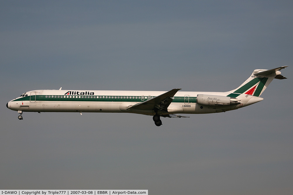 I-DAWO, 1984 McDonnell Douglas MD-82 (DC-9-82) C/N 49195, MD82 Alitalia