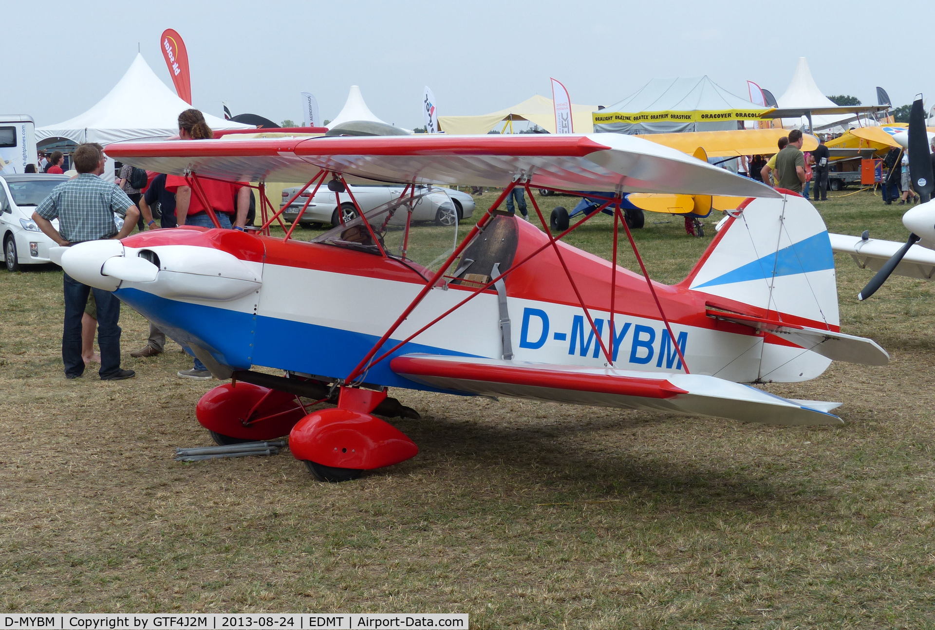 D-MYBM, Fisher FP-404 C/N TM-01, D-MYBM at Tannheim 24.8.13