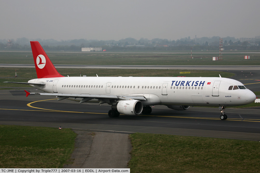 TC-JME, 2000 Airbus A321-211 C/N 1219, Airbus 321 Turkish Airlines