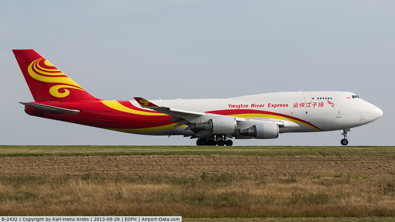 B-2432, 1998 Boeing 747-481/BCF C/N 28283, Yangtze River Express