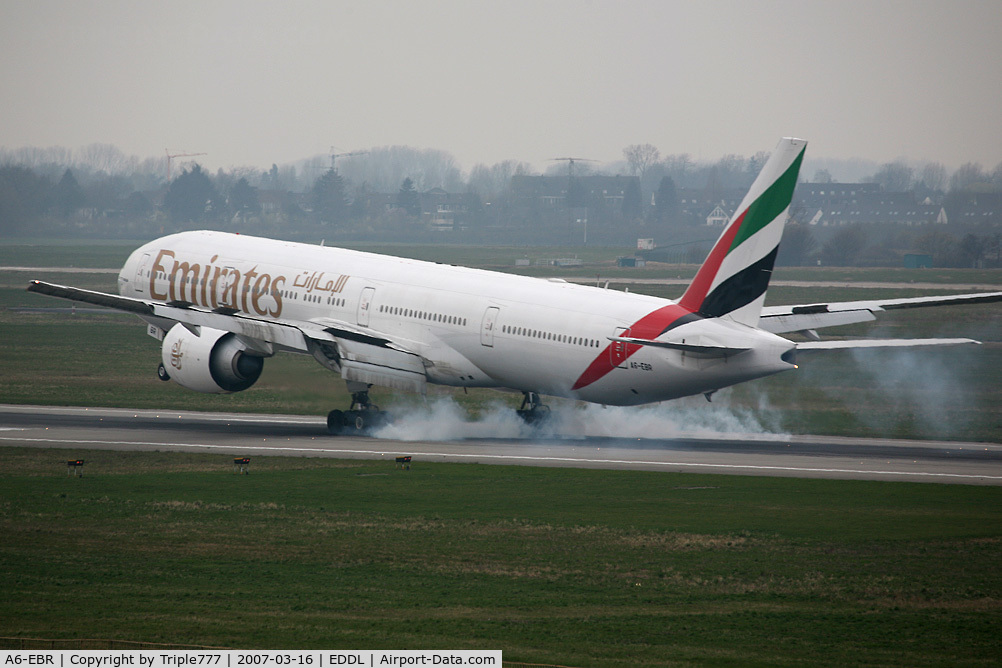 A6-EBR, 2006 Boeing 777-31H/ER C/N 34483, Boeing 777 Emirates