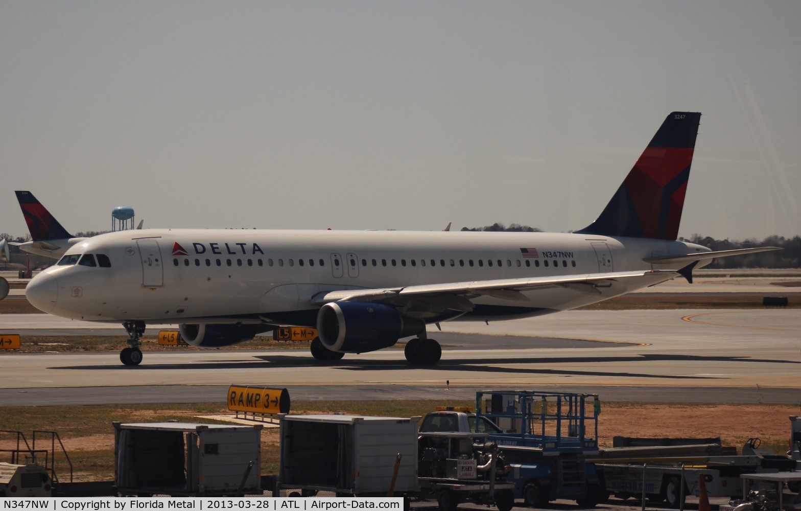 N347NW, 1993 Airbus A320-212 C/N 408, Delta A320