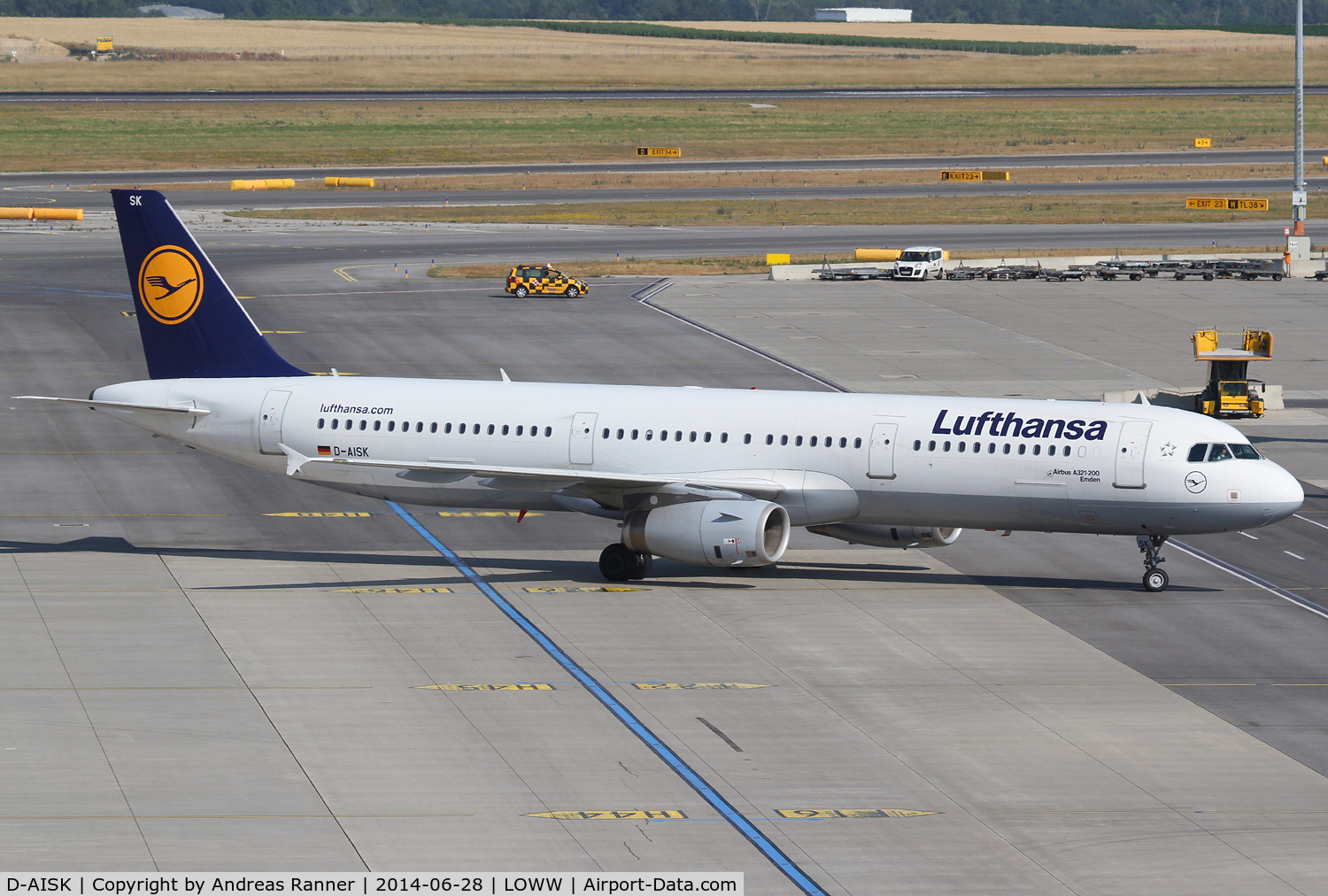 D-AISK, 2008 Airbus A321-231 C/N 3387, Lufthansa A321