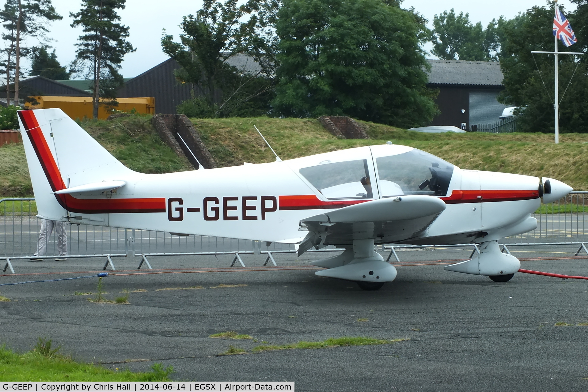 G-GEEP, 1980 Robin R-1180TD Aiglon C/N 266, at the Air Britain fly in