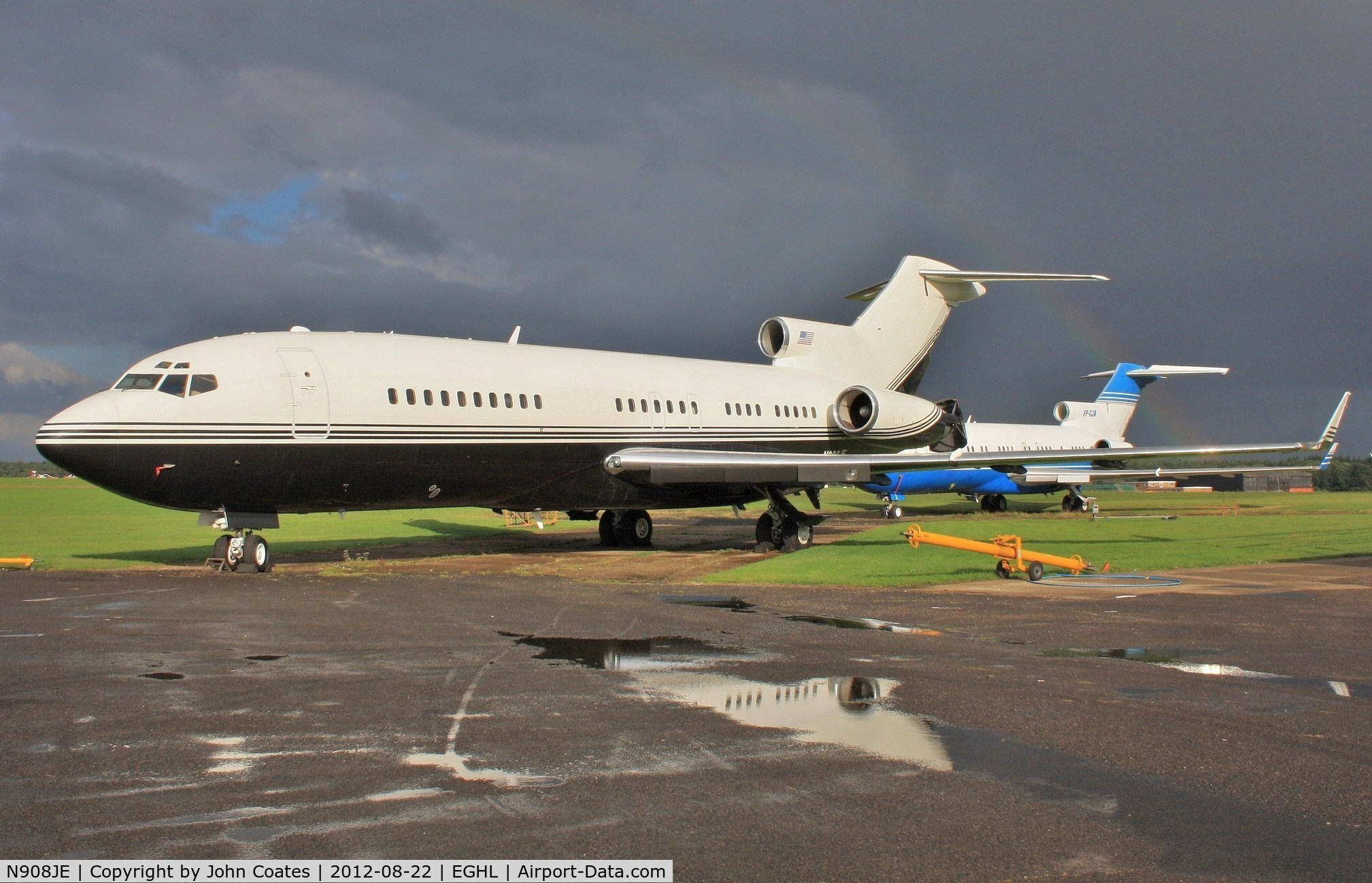 N908JE, 1969 Boeing 727-31 C/N 20115, After the storm at ATC