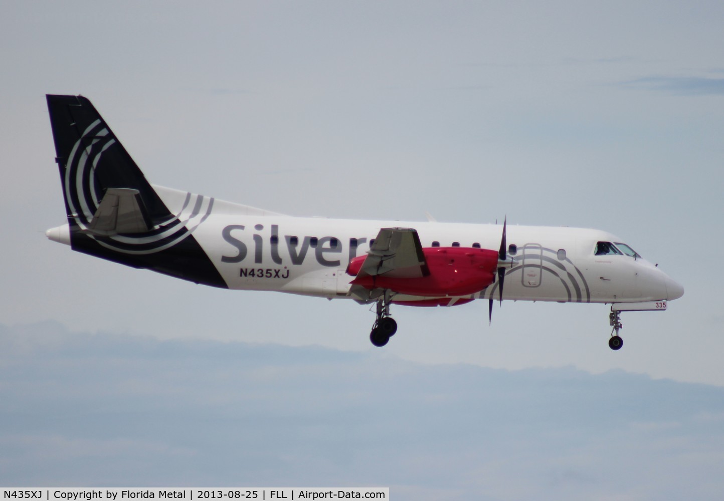 N435XJ, 1998 Saab 340B C/N 340B-435, Silver Airways Saab 340B