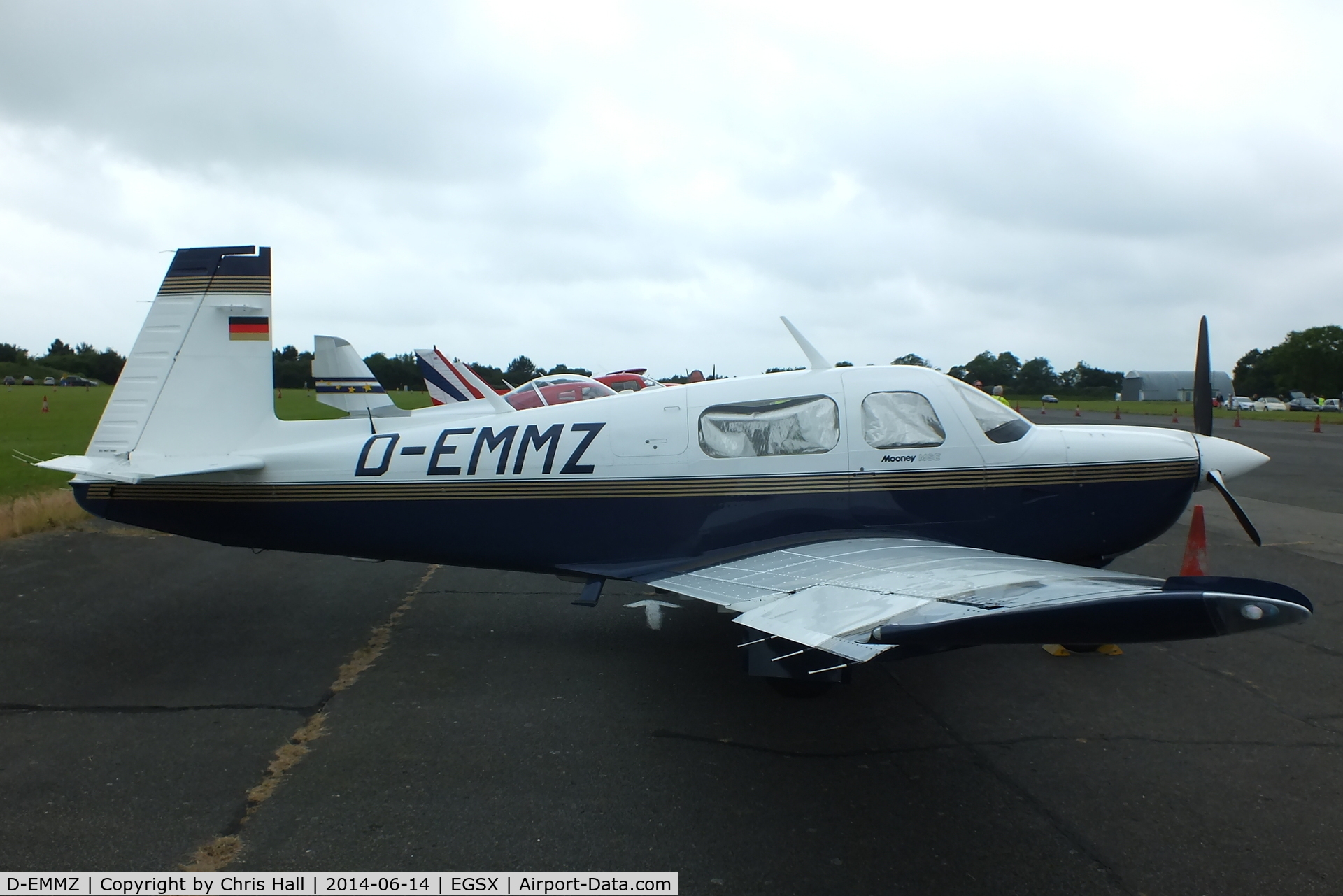 D-EMMZ, Mooney M.20J 205 C/N 24-3367, at the Air Britain fly in