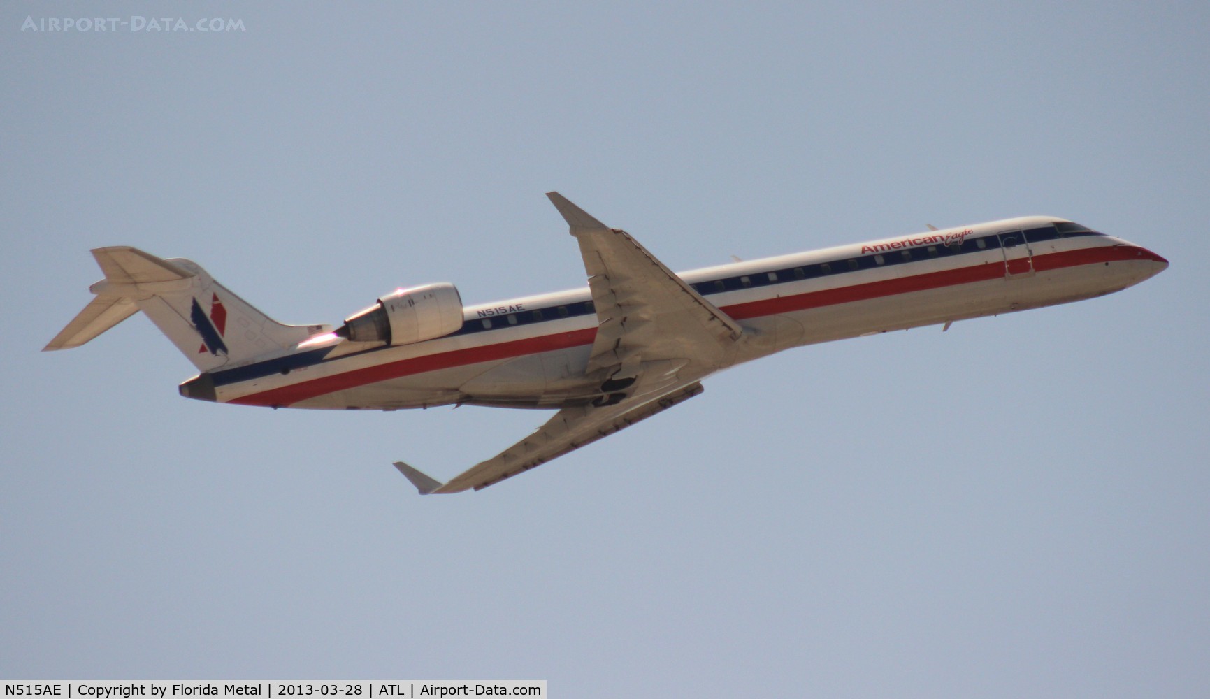 N515AE, 2003 Bombardier CRJ-701ER (CL-600-2C10) Regional Jet C/N 10121, Eagle CRJ-700