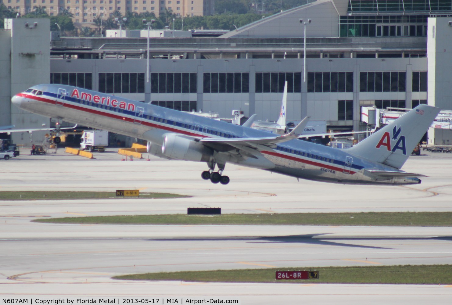 N607AM, 1996 Boeing 757-223 C/N 27058, American 757-200