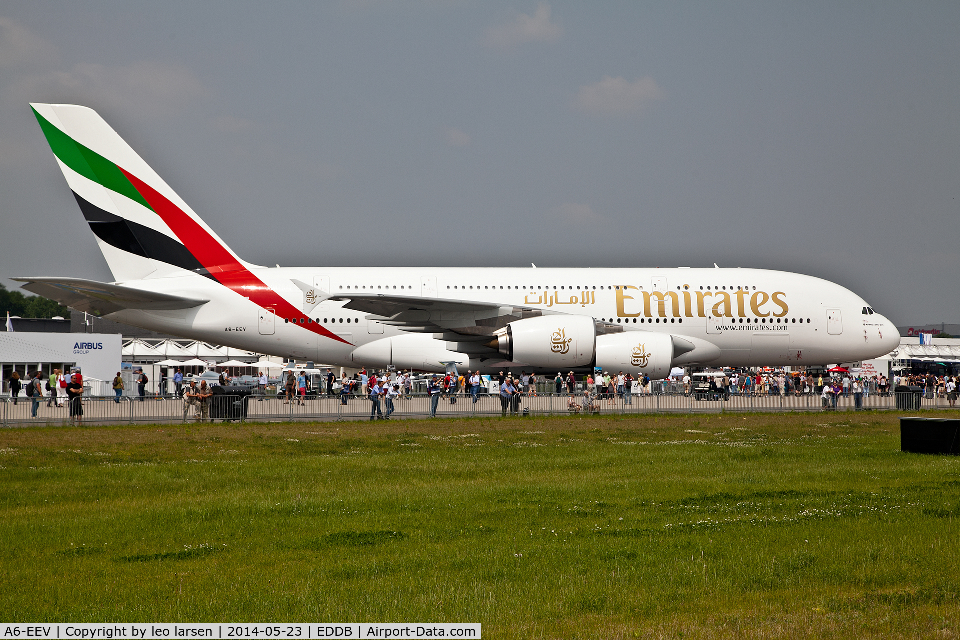 A6-EEV, 2013 Airbus A380-861 C/N 150, ILA Berlin 23.5.14