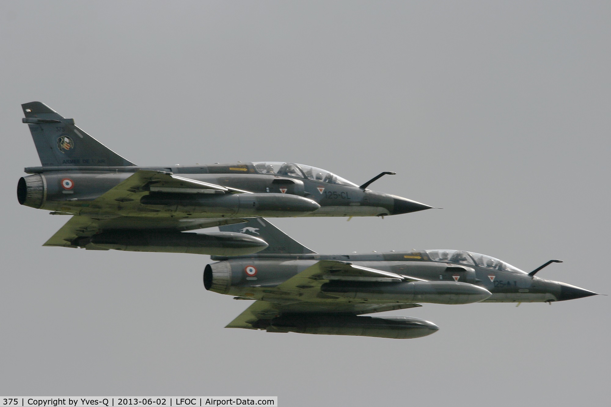 375, Dassault Mirage 2000N C/N 375, Dassault Mirage 2000N (125-CL), Ramex Delta display, Châteaudun Air Base 279 (LFOC) Open day 2013