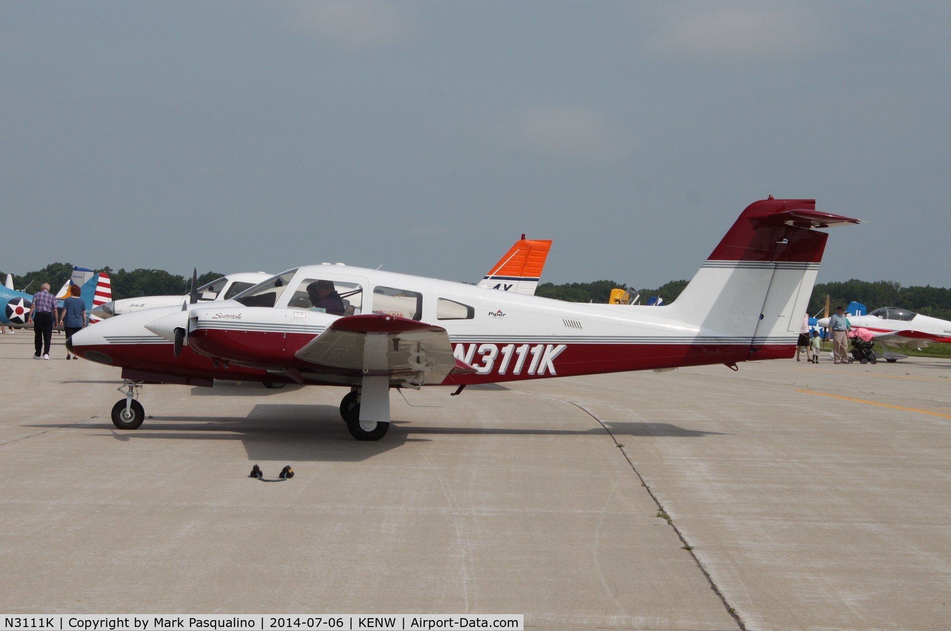 N3111K, 2007 Piper PA-44-180 Seminole C/N 4496240, Piper PA-44-180
