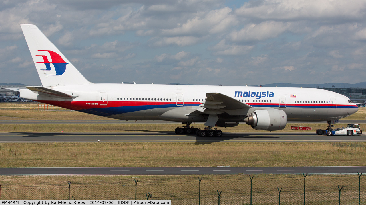 9M-MRM, 2001 Boeing 777-2H6/ER C/N 29066, Malaysia