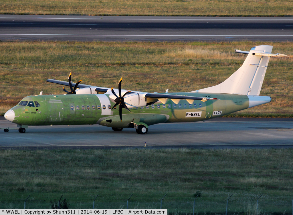 F-WWEL, 2014 ATR 72-600 (72-212A) C/N 1171, C/n 1171