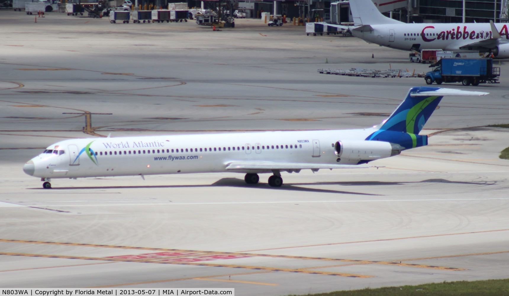 N803WA, 1988 McDonnell Douglas MD-82 (DC-9-82) C/N 49507, World Atlantic MD-82