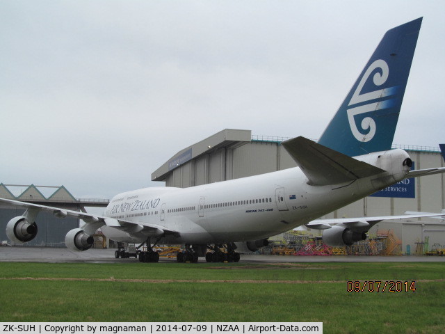 ZK-SUH, 1991 Boeing 747-475 C/N 24896, counting down days to scrap heap