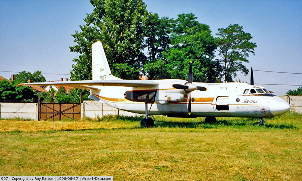 907, 1967 Antonov An-24V C/N 77303907, Antonov An-24B [77303907] (Hungarian Air Force) Szolnok Museum~HA 17/06/1996