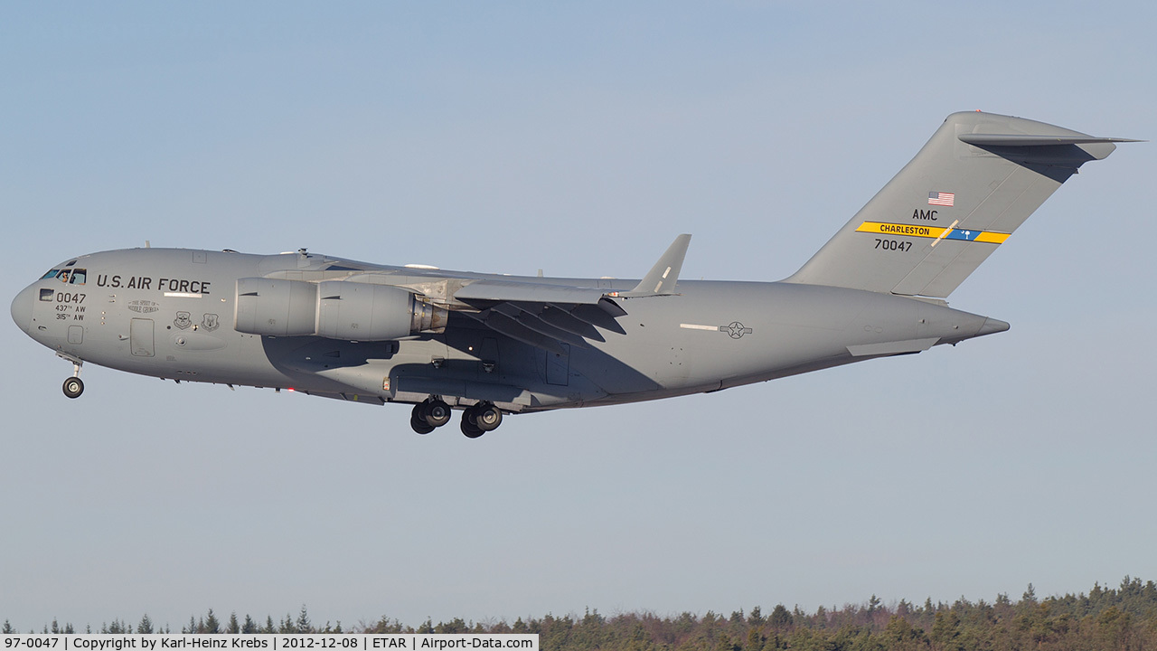 97-0047, 1997 Boeing C-17A Globemaster III C/N P-47, US Air Force