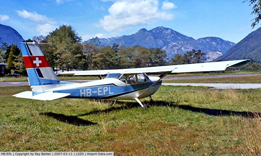 HB-EPL, 1972 Partenavia P-64B Oscar 200 C/N 39, Partenavia P.66B Oscar 150 [39] Ascona~HB 27/09/1984