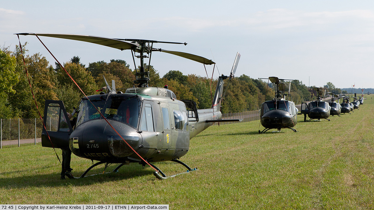 72 45, Bell (Dornier) UH-1D Iroquois (205) C/N 8365, German Army