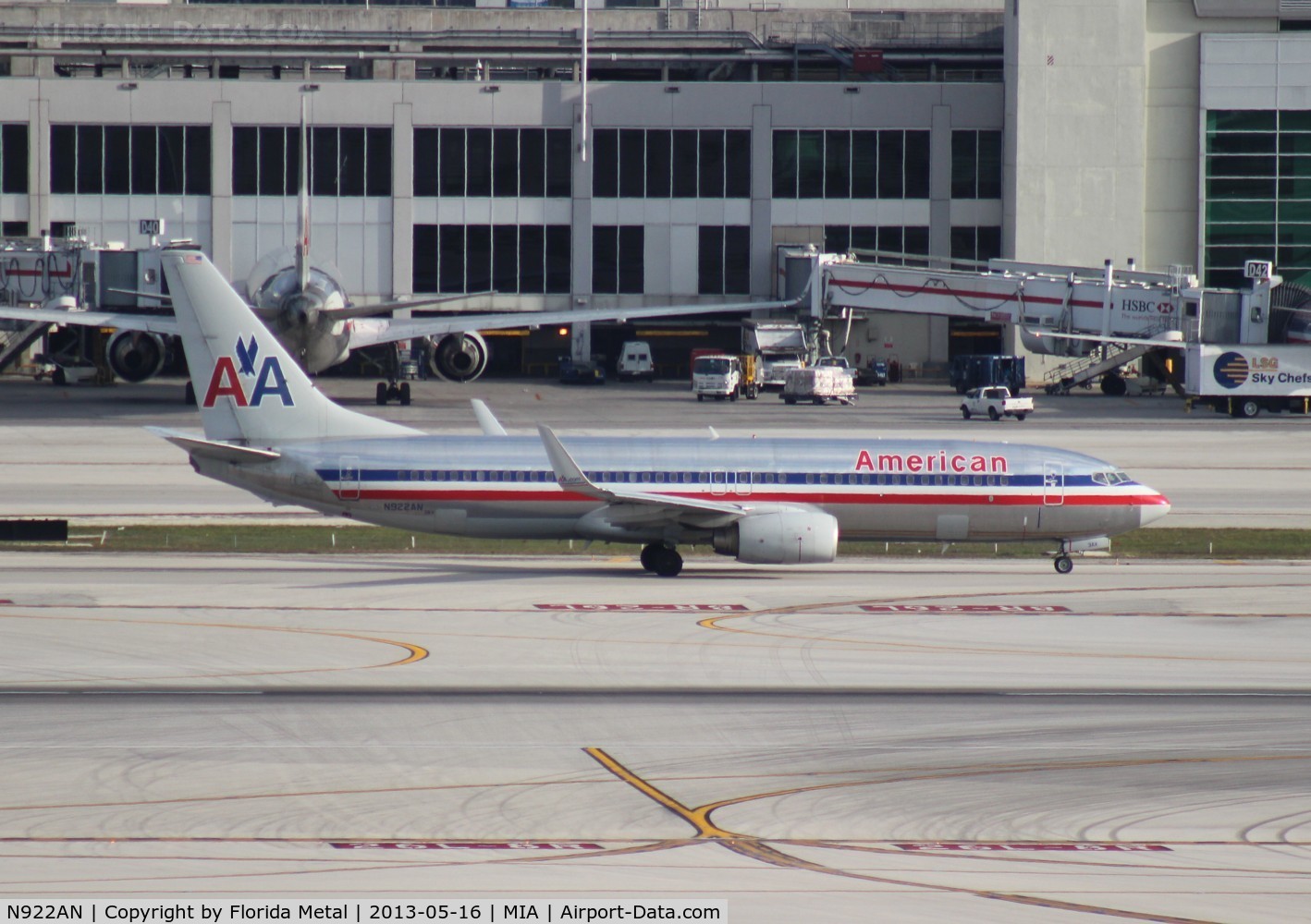 N922AN, 1999 Boeing 737-823 C/N 29523, American 737-800