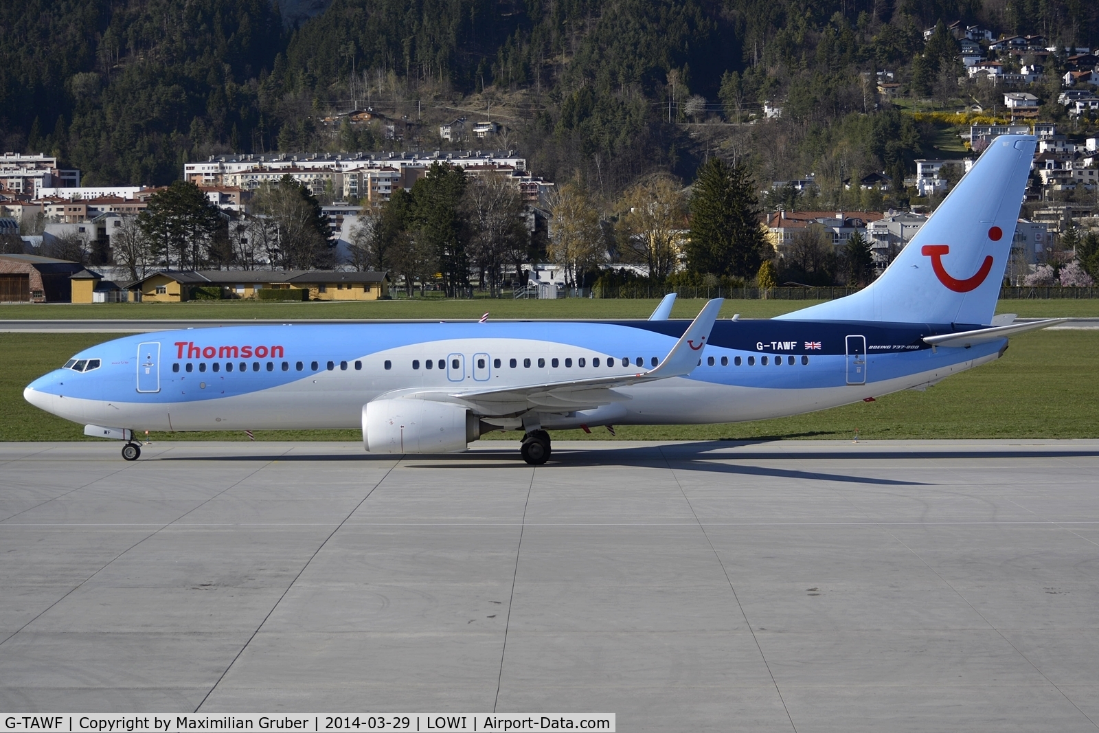 G-TAWF, 2012 Boeing 737-8K5 C/N 37244, Thomson Airways