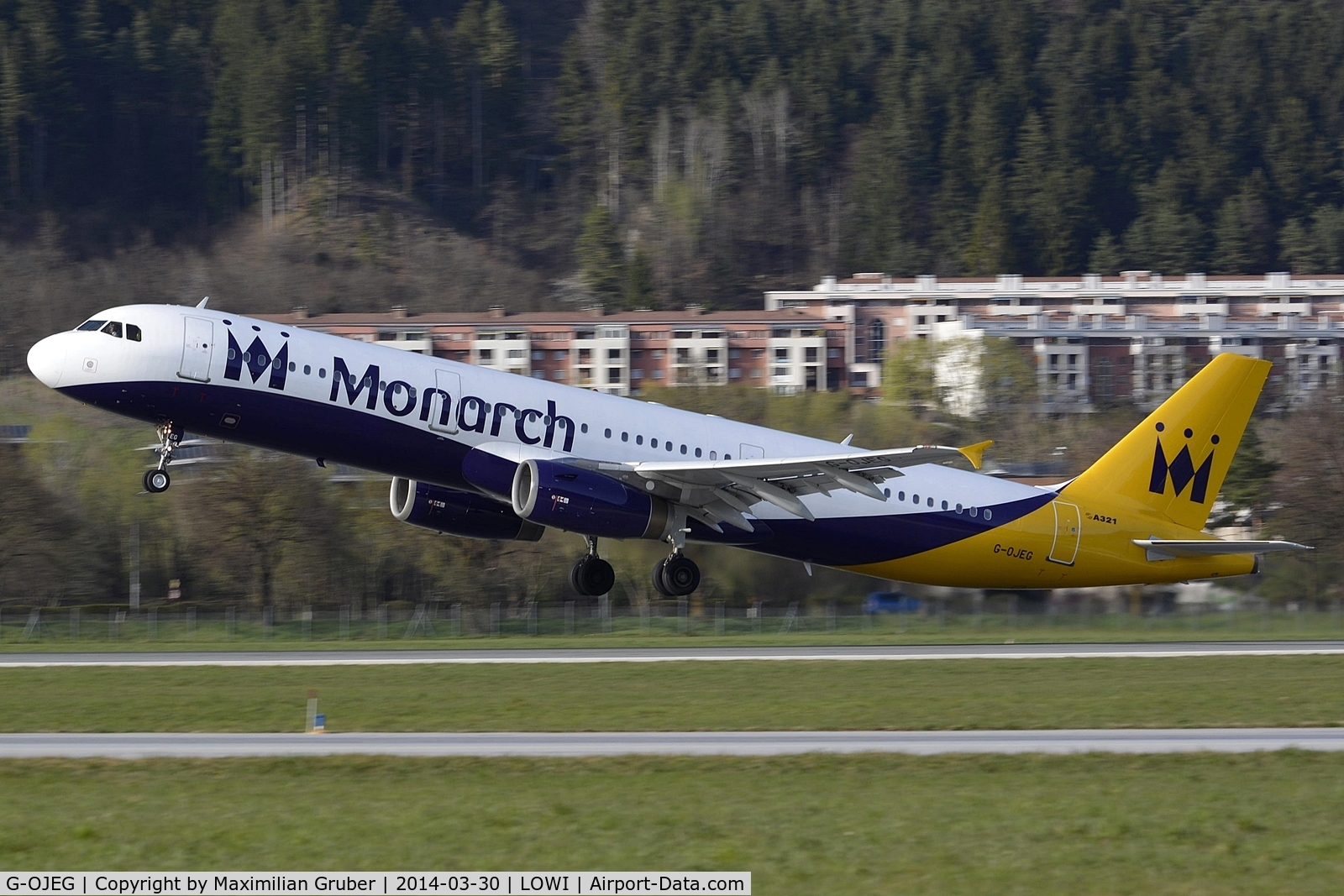 G-OJEG, 1999 Airbus A321-231 C/N 1015, Monarch Airlines