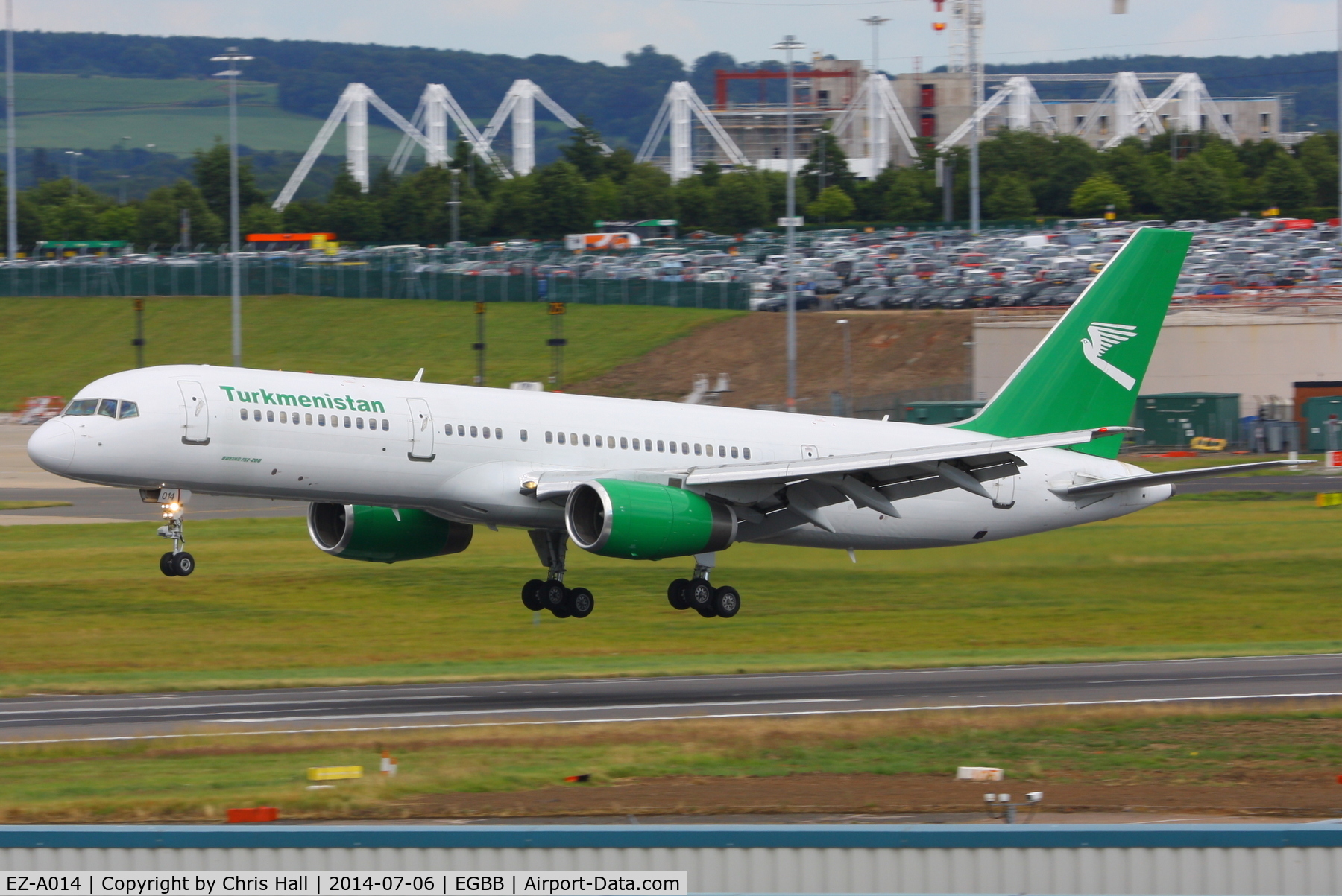 EZ-A014, 2001 Boeing 757-22K C/N 30863, Turkmenistan Airlines