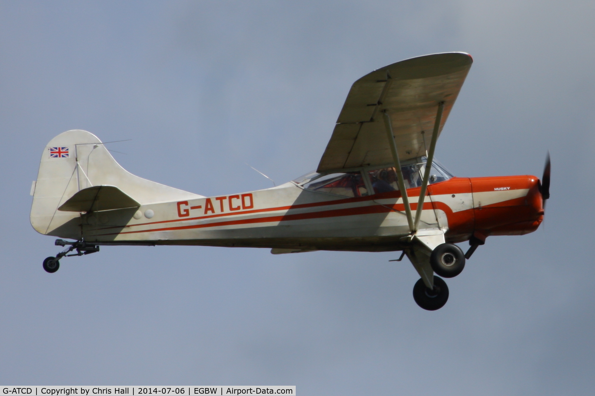 G-ATCD, 1965 Beagle D-5/180 Husky C/N 3683, at Wellesbourne Mountford
