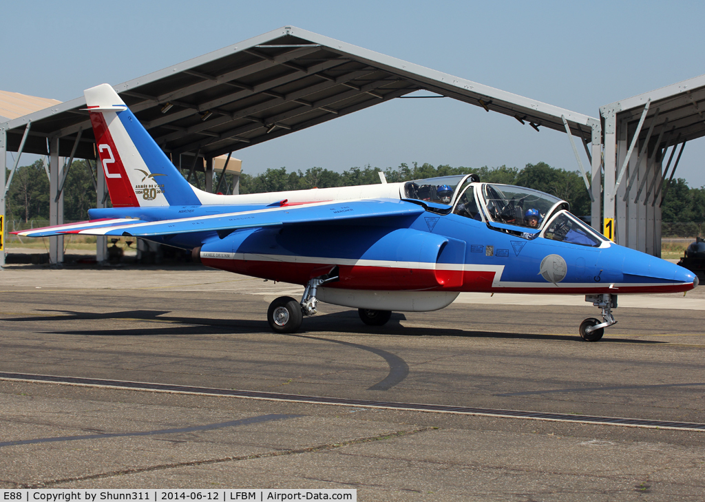 E88, Dassault-Dornier Alpha Jet E C/N E88, Participant of the Mirage F1 Farewell Spotterday...