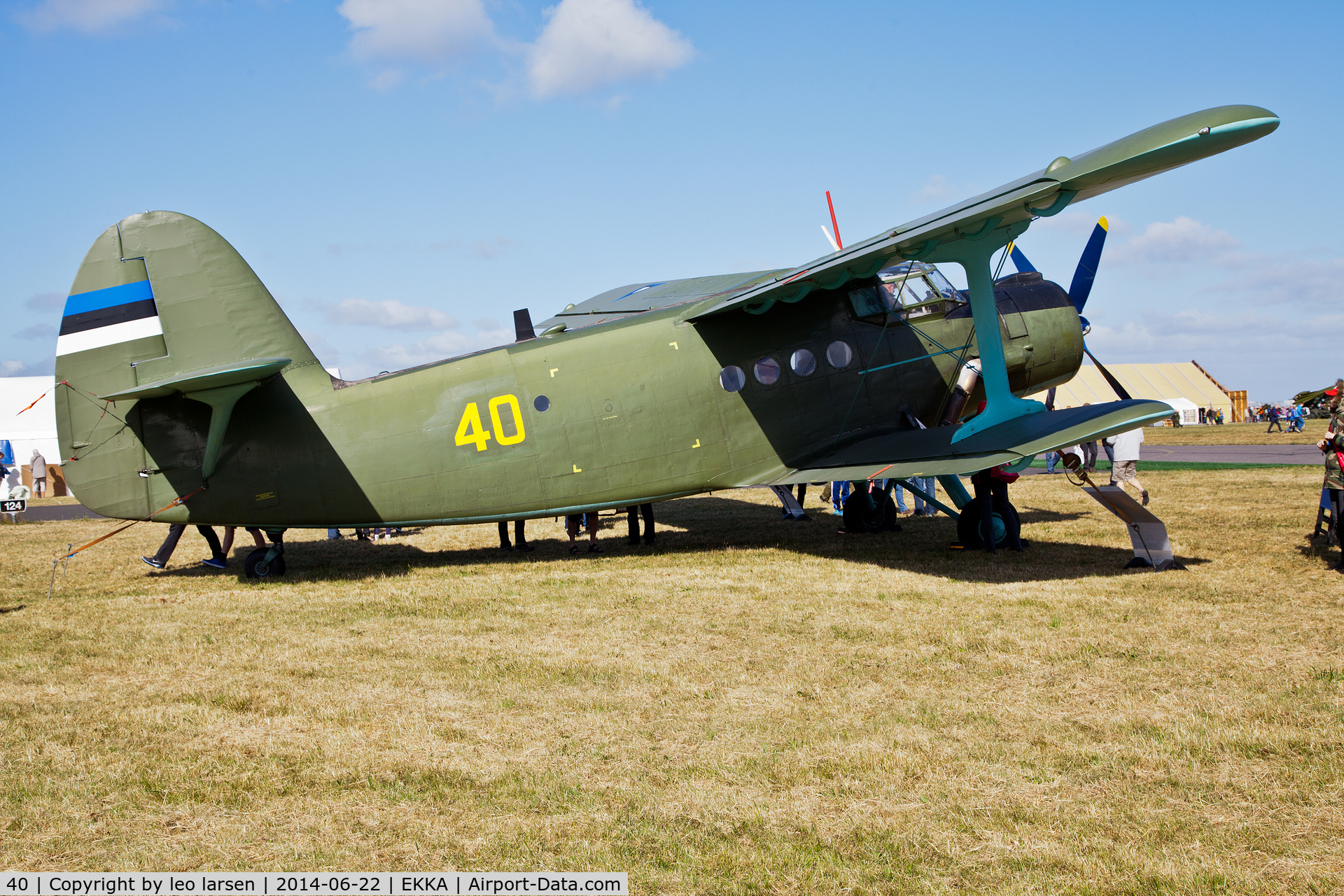 40, Antonov An-2T C/N 1G43-25, Danish Air Show Karup 22.6.14