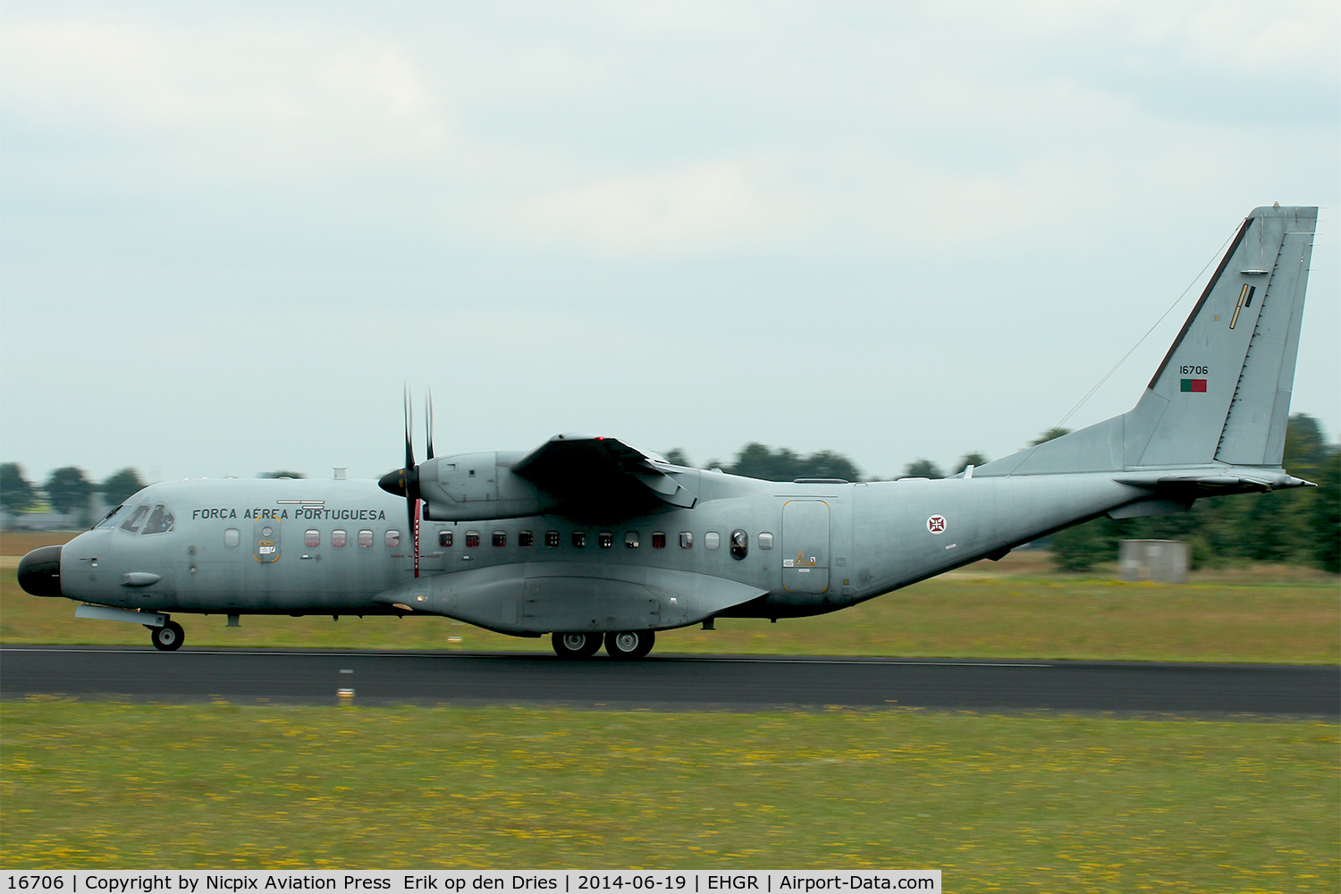 16706, CASA C-295M C/N 059, Portugal AF C-295M 17606 at Gilze-Rijen AB, The Netherlands.