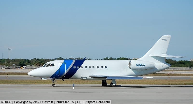 N18CG, 1998 Dassault Falcon 2000 C/N 57, Ft. Lauderdale
