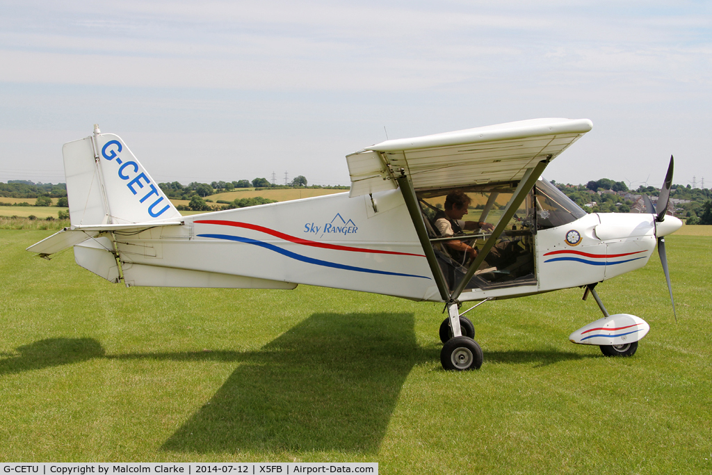G-CETU, 2007 Skyranger Swift 912S(1) C/N BMAA/HB/551, Skyranger Swift 912S(1), Fishburn Airfield UK, July 2014.