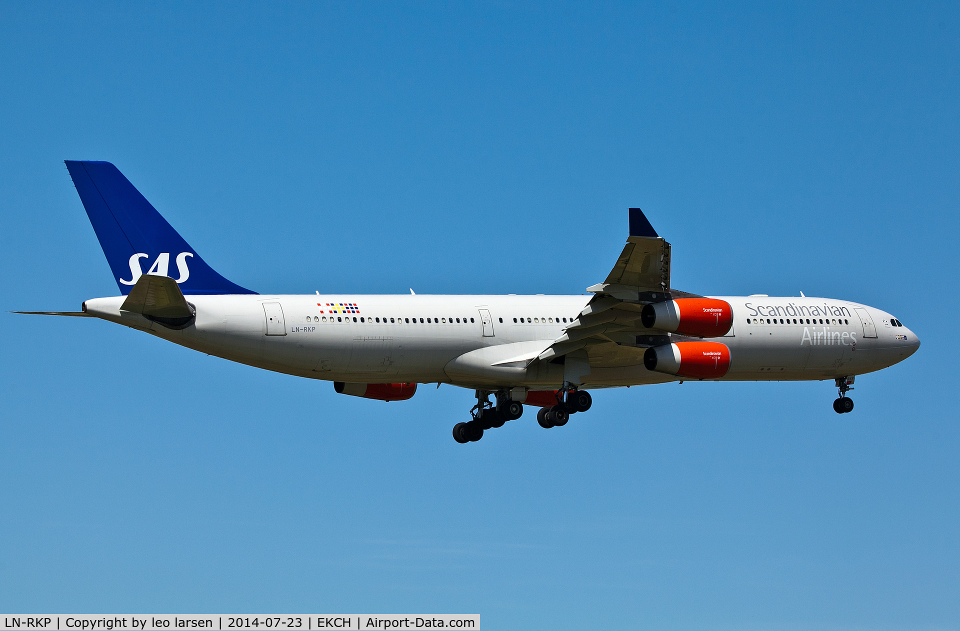 LN-RKP, 1997 Airbus A340-313X C/N 167, Copenhagen Kastrup 23.7.14
