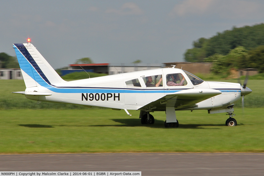 N900PH, Piper PA-28R-180 Cherokee Arrow C/N 28R-30302, Piper PA-28R-180 Cherokee Arrow at The Real Aeroplane Club's Biplane and Open Cockpit Fly-In, Breighton Airfield, June 1st 2014.