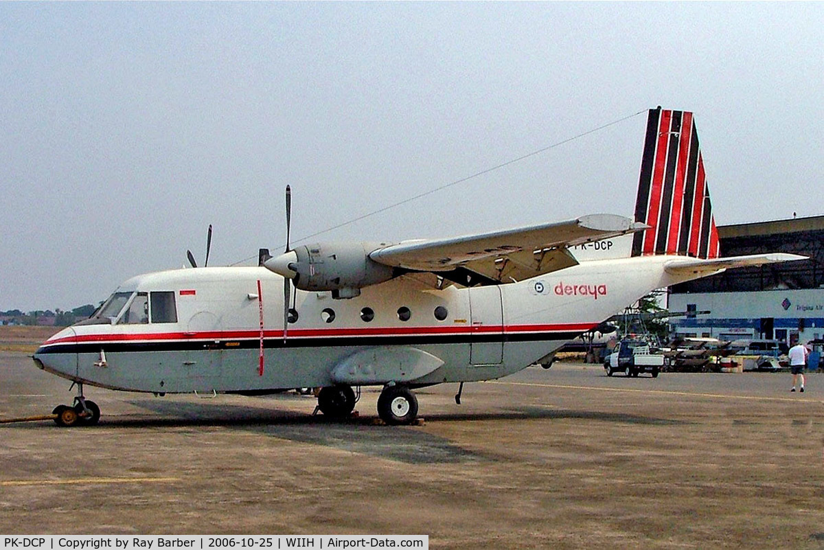 PK-DCP, 1978 CASA 212-100 C/N 101, CASA C-212-100 Aviocar [101] (Deraya Air Taxi) Jakarta-Halim Perdanakusuma Int~PK 25/10/2006
