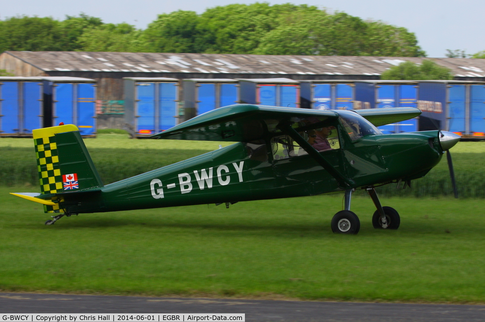 G-BWCY, 1996 Murphy Rebel C/N PFA 232-12135, at Breighton's Open Cockpit & Biplane Fly-in, 2014