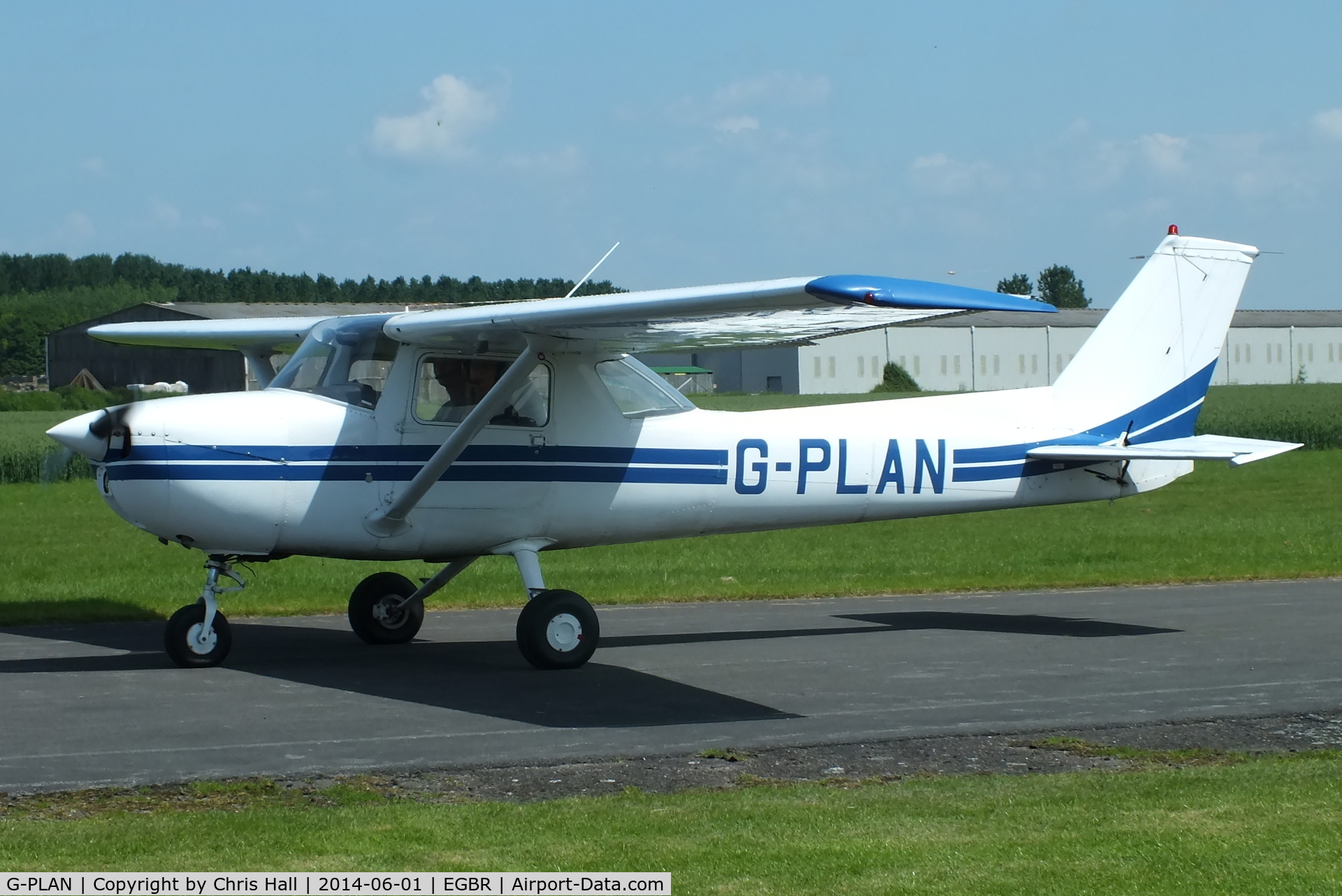 G-PLAN, 1974 Reims F150L C/N 1066, at Breighton's Open Cockpit & Biplane Fly-in, 2014